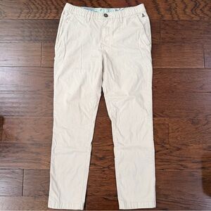 Chubbies Pants Mens M Khaki Originals Chino 28” Inseam Stretch Floral Drawstring